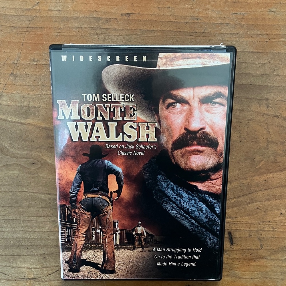 Monte Walsh DVD - Tom Selleck -  Widescreen Edition